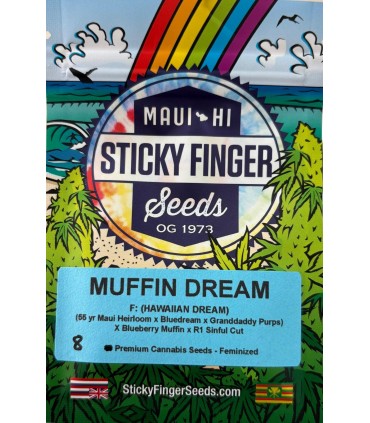 Muffin Dream 8FEM (55yr Maui Heirloom x Bluedream) x (R1 KY Jealousy Sinful Cut)